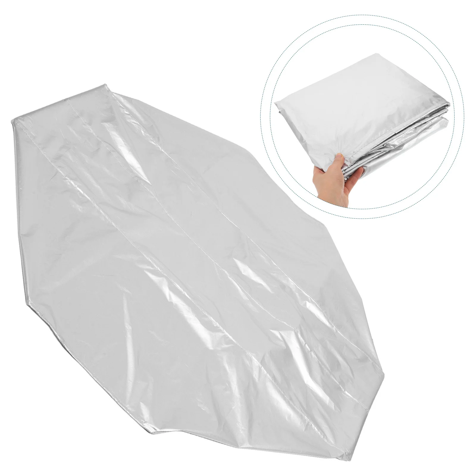 

Универсальный чехол для снегохода, сверхмощный водонепроницаемый чехол для саней, серебряная крышка вентиляционного отверстия прицепа, снаряжение для зимней рыбалки, зимнее хранение