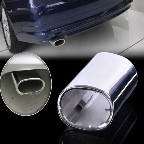 Stainless Steel Car Exhaust For Bmw 3 Series X1 E84 E87 E81 E90 E91 E92 E93 318i 318d 320i X3 Tail Muffler Tip Pipe High Quality