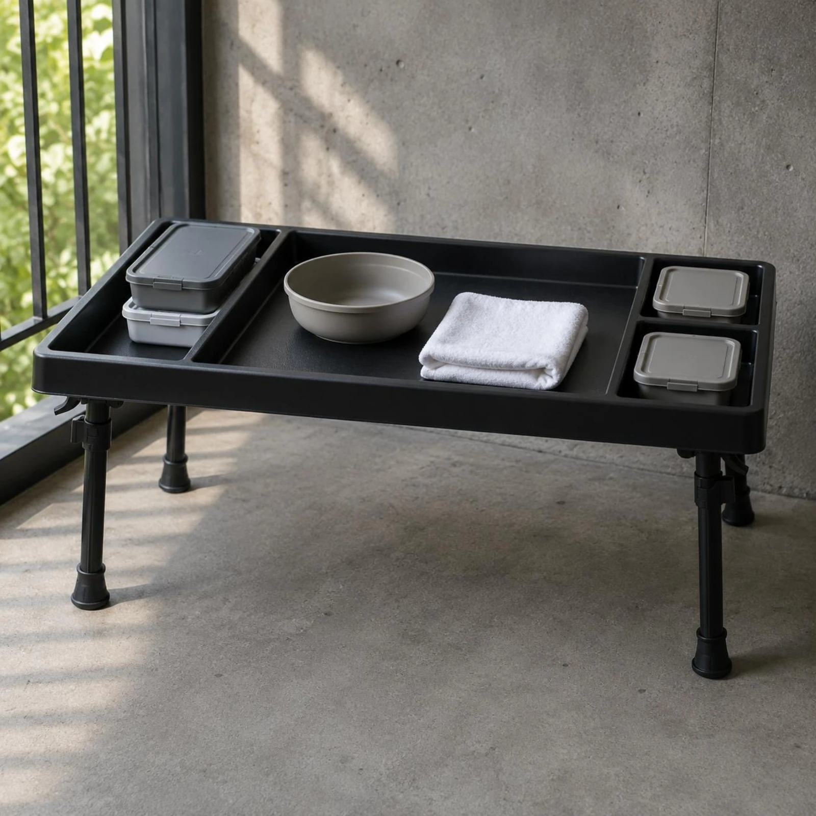 Mesa de Pesca con Bandeja y Pa - Furniture Hardware Feet reseña y precio