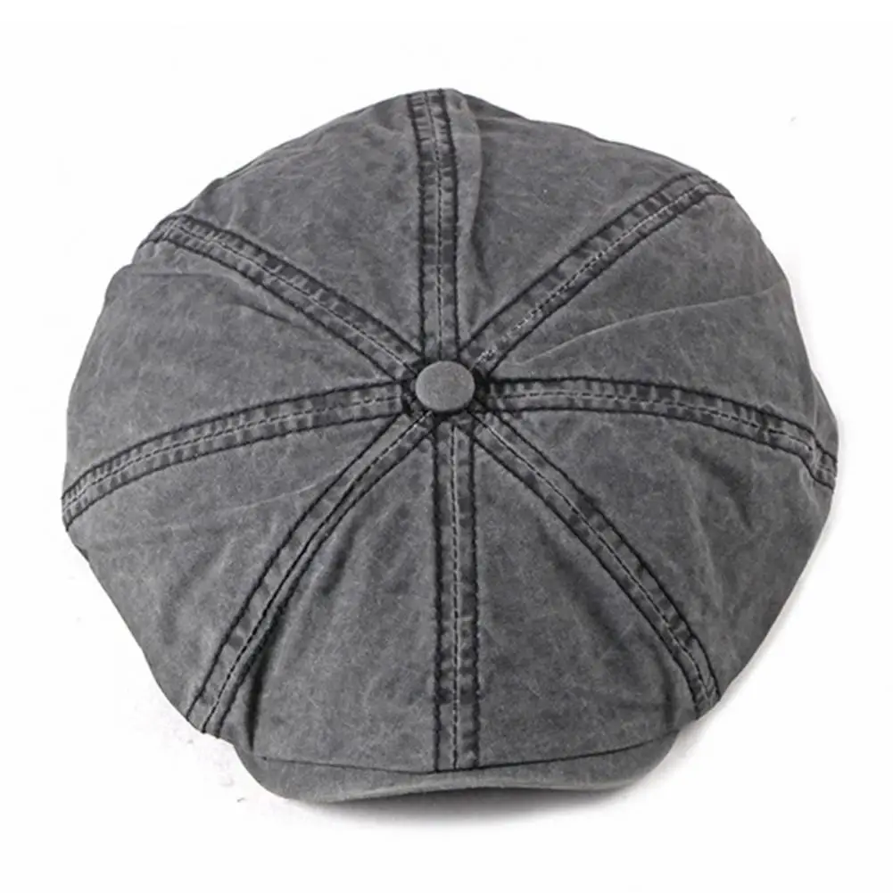 One-size Cool Berets Visor Flat Hat Spring Summer Beret Cap British Style for Holiday
