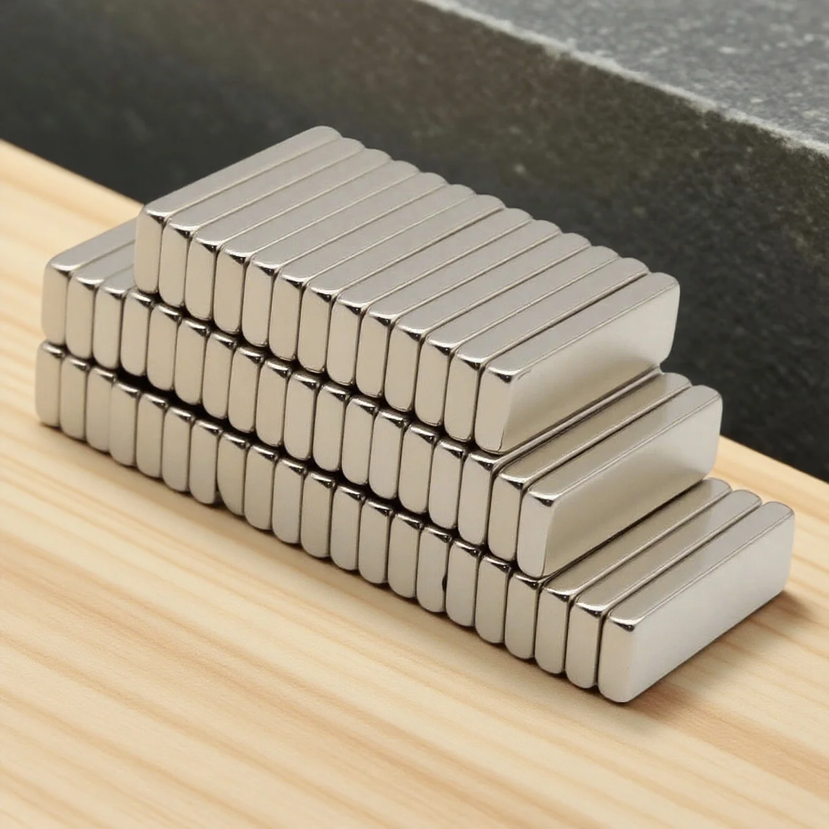 

30X10X4MM Block tiny magnets: kitchen metal utensils, model making parts no glue, neat & trace-free for family users