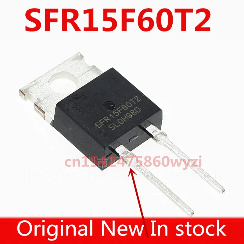 Original 10PCS/ SFR15F60T2 15F60T2 TO220-2  15A600V New In stock