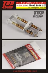 Top Studio 1:12 NSR250 2000-2001 Front Fork TD23119 Modifying and Assembling Model Accessories