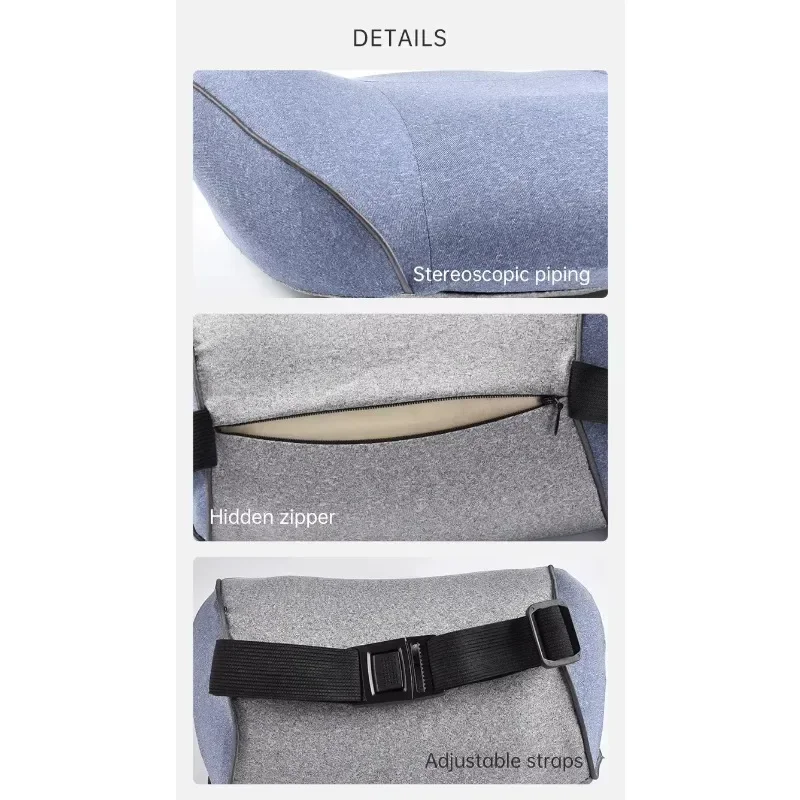 Car Seat Neck Pillow Headrest with Waist Support Pad Set Car Headrest Pillow