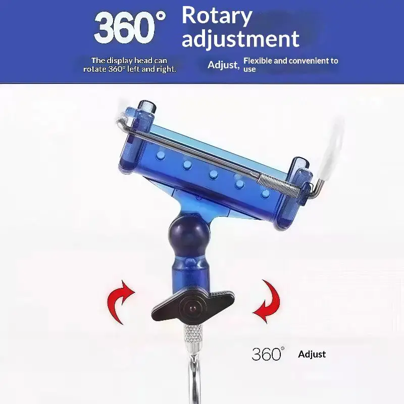 1pc Fishing Rod Ground Insertion Bracket With Rod Drop Lock And Rod Lift Unlock Fish Bracket Fishing Rack Tool Accessory Suppor