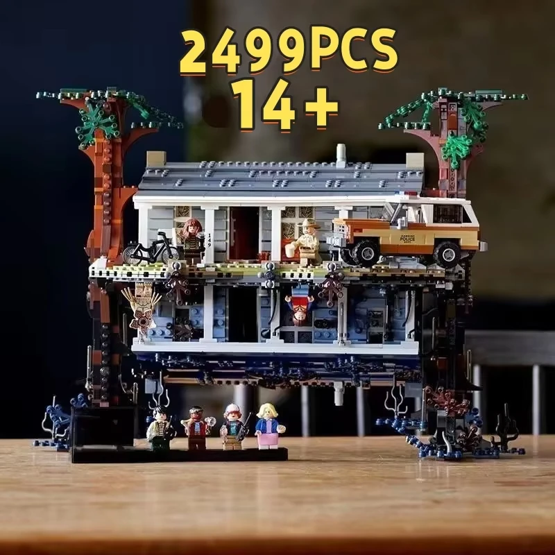 

In stock 2287PCS Creative Street View series movie Strange Story Upside Down the World Building Block Kids Toy Christmas Git