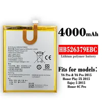 HB526379EBC Battery For Huawei Honor 4C Pro Y6 Pro Honor Play 5X Holly 2 Plus TIT-AL00 4000mAh Internal Bateria + Tools