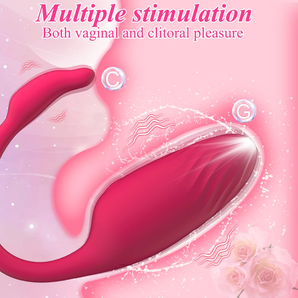 هزاز بلوتوث لاسلكي للنساء ، مدلك المهبل الأنثوي ، اهتزاز البيض ، G-Spot ، محفز البظر ، لعبة الجنس الاستمناء ، التطبيق #3