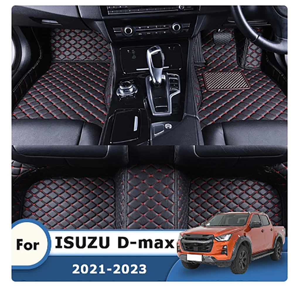 

Автомобильные коврики для ISUZU D-max Dmax D Max 2023 2022 2021, автомобильные аксессуары, интерьерные коврики с ножками, крышки, автомобильные коврики RHD