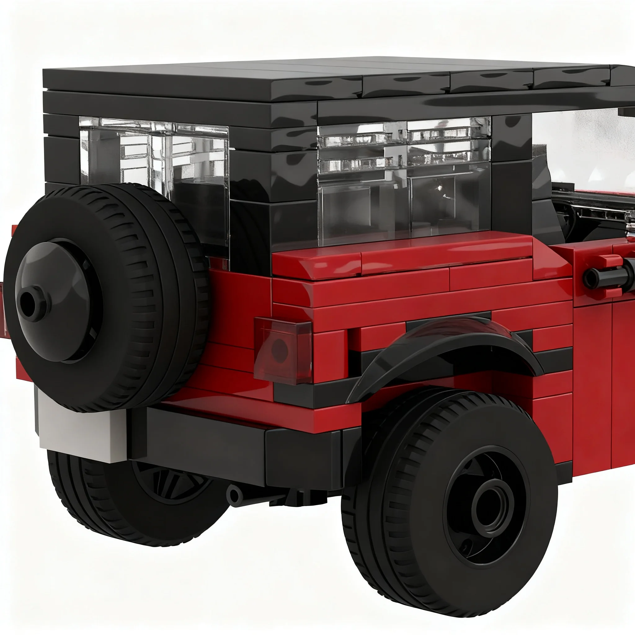 299pcs MOC city Champions Forded Bronco Model Christmas Gift Interior Decoration Craft Decorative Ornament For Bookshelf Display