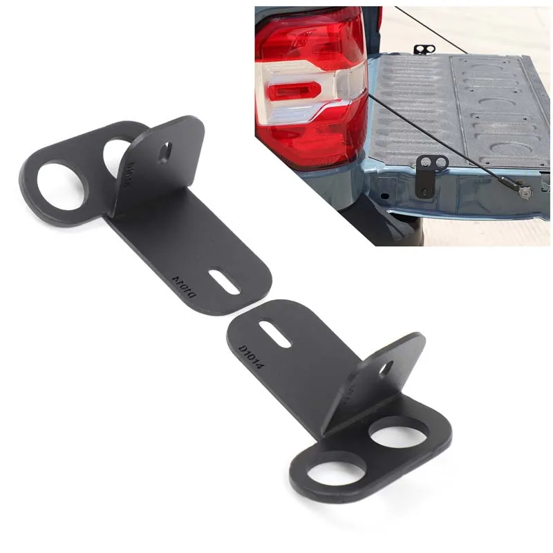 

For Ford Maverick 2022-2025 Carbon Steel Car Tailgate Tie Double Hole Down Anchor Bed Cleat Hook Cargo Bolt Accessories