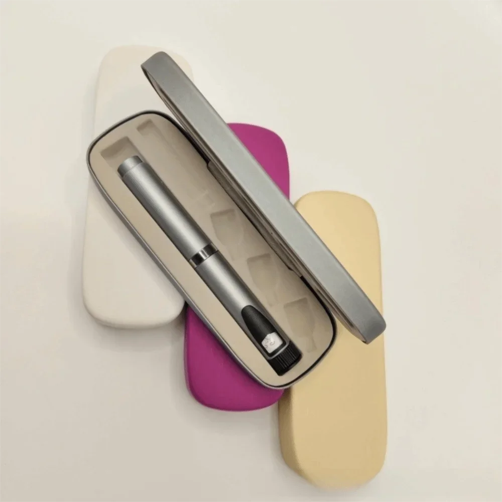 EVA Insulin Pen Storage Case Smooth Matte Surface Compact Carry Size Diabetic Supply Holder Injection Pen Box