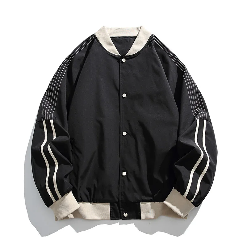 175 كجم الرجال البيسبول سترة كبيرة الحجم 160 كجم 150 كجم سستة يصل المتضخم سترة الرجال مزدوجة الجانب ارتداء معطف خمر الذكور كبيرة 6xl 7xl