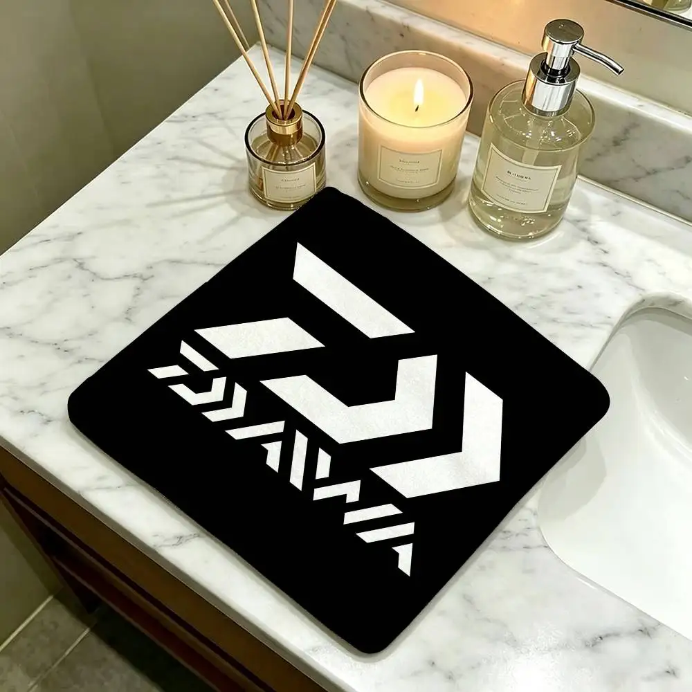 Fashion Fishing   Hanging Style Hand Wiping  D-Daiwa Towel Polyester Cotton Anti-fade For Indoor Kitchen Living Room