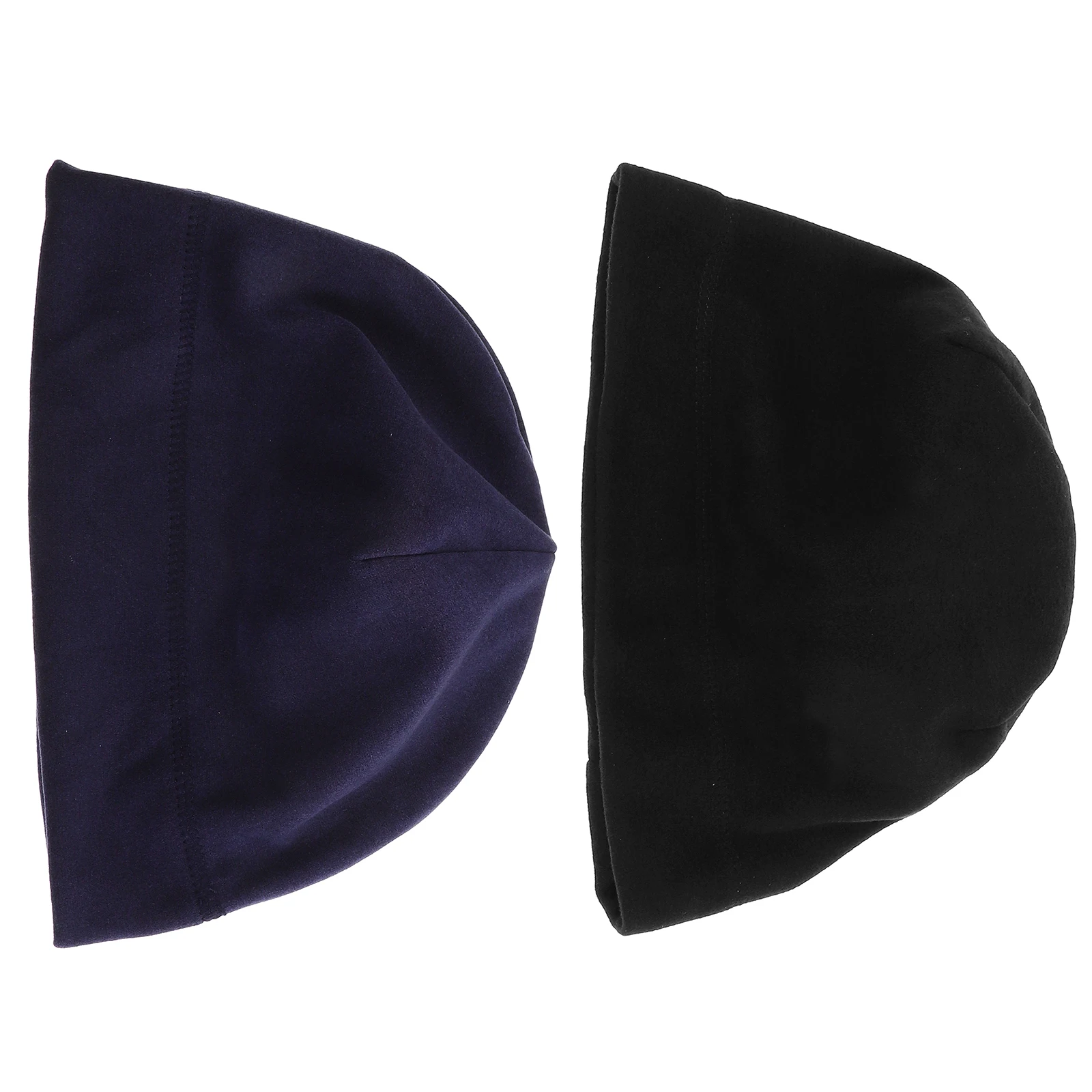 

2 Pcs Warm Hat Beanie Toe Running Hats Polyester Cold Weather Cycling