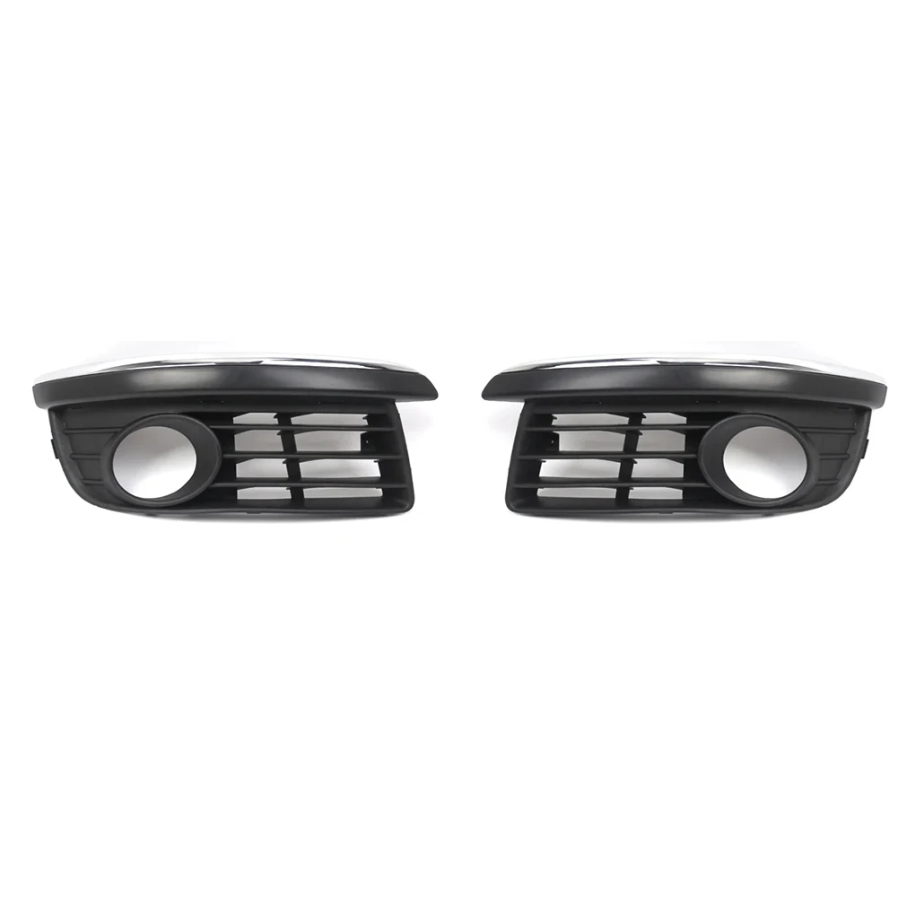 Front Bumper Trim Fog Light Grille Vibration-free Fit Resists Warping Fog Lamp Grill For Golf Consistent With Original Factory