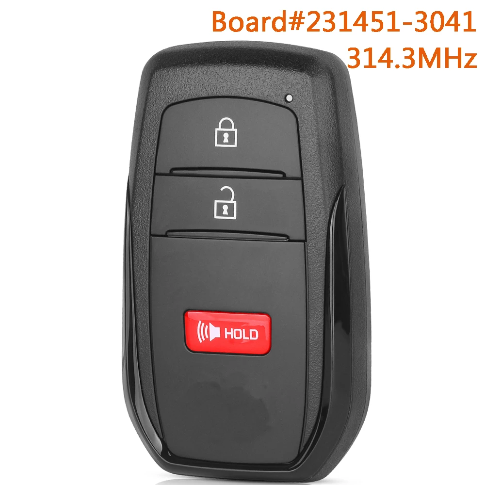 

Умный смарт-ключ-брелок KEYECU 231451-3041 314.3 МГц для Toyota Sequoia 2023 2024 HYQ14FBX