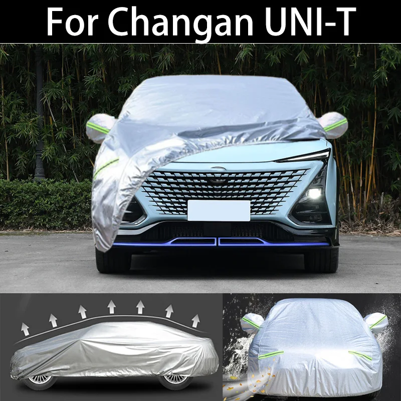 

For Changan UNI-T full Car Covers Dustproof Outdoor Indoor UV Snow Resistant Sun rain Protection waterproof hail cover for car