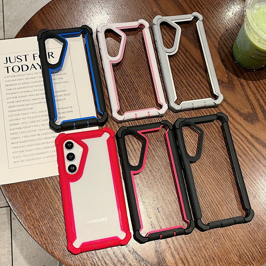 High Quality Dustproof Four Corner Anti Fall Armor Case For Samsung S25 S24 S23 FE S22 S26 Ultra Plus Clear Shockproof Cover