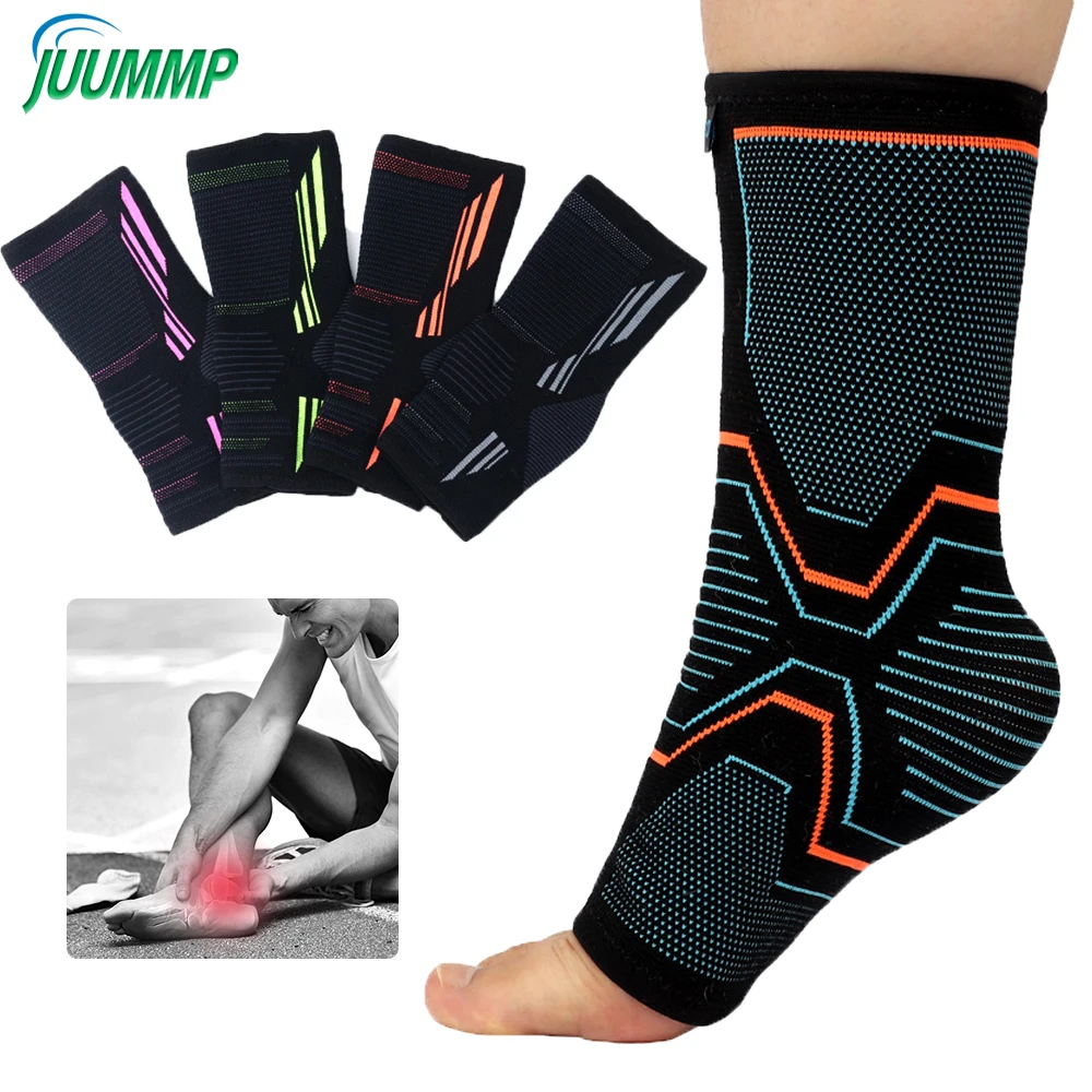 

JUUMMP Ankle Brace Compression Ankle Sleeve Support for Women and Men Sports Running Sprained Ankle Joint Pain Relief Recovery