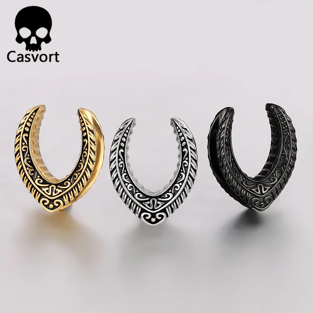 

Casvort 10 шт., оптовая продажа, седло, туннель для ушей, расширитель для пирсинга, шпильки, носилки, модные ювелирные изделия для пирсинга, серьги в подарок