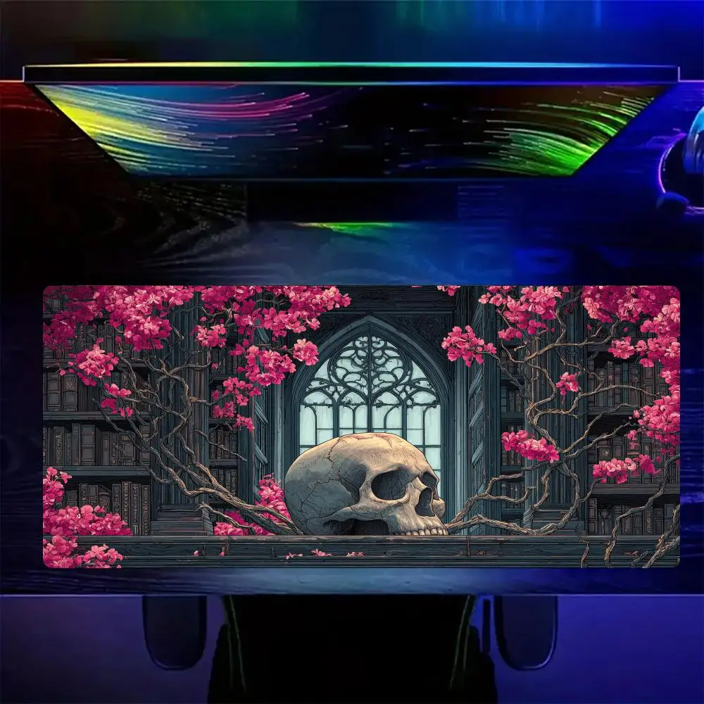 Gothic retro study Mouse Pad Large Computer Office Game Table Mat Rubber Anti-slip XXL Mouse Mat HDP Long Desk Pads Extended pad
