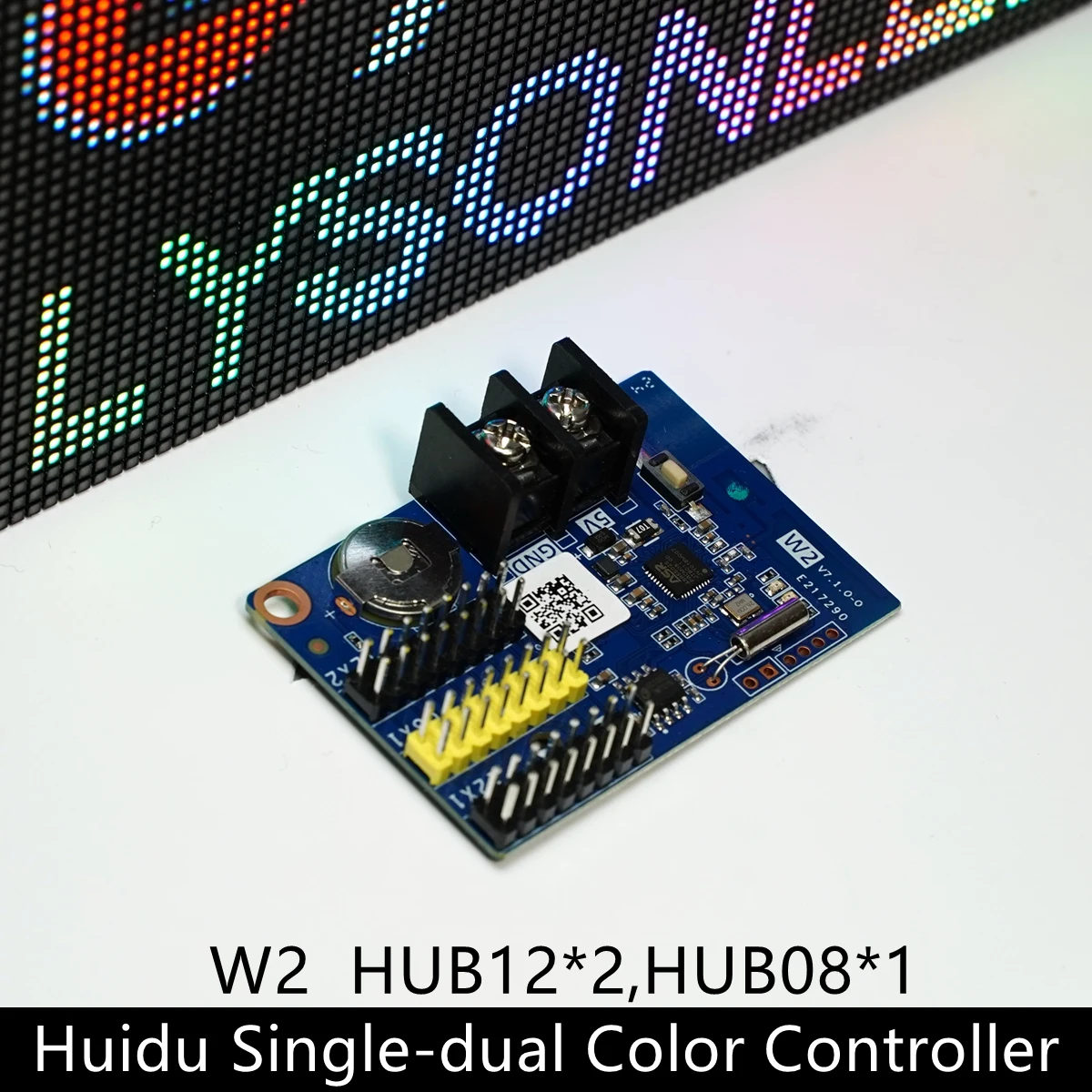 HD-W2 Huidu LED Display Control Card Work For P4.75 P10 Single Dual Colors Module