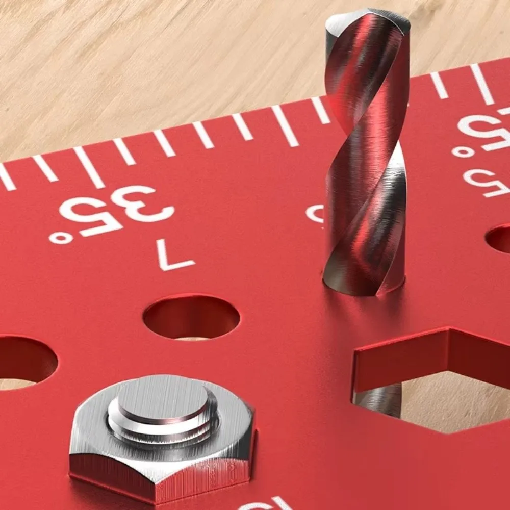 New Positioning Pin Triangle Ruler 45°/90° Angle Drill Bit Measuring Right Angle Ruler Multi Angle Ruler Woodworking