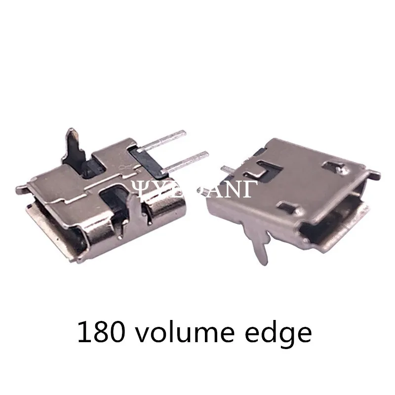 20 sztuk/partia złącze żeńskie Micro Usb 2Pin 90/180 stopni B do telefonu komórkowego złącze Micro Usb Jack 2 pinowe gniazdo ładowania — zdjęcie 6