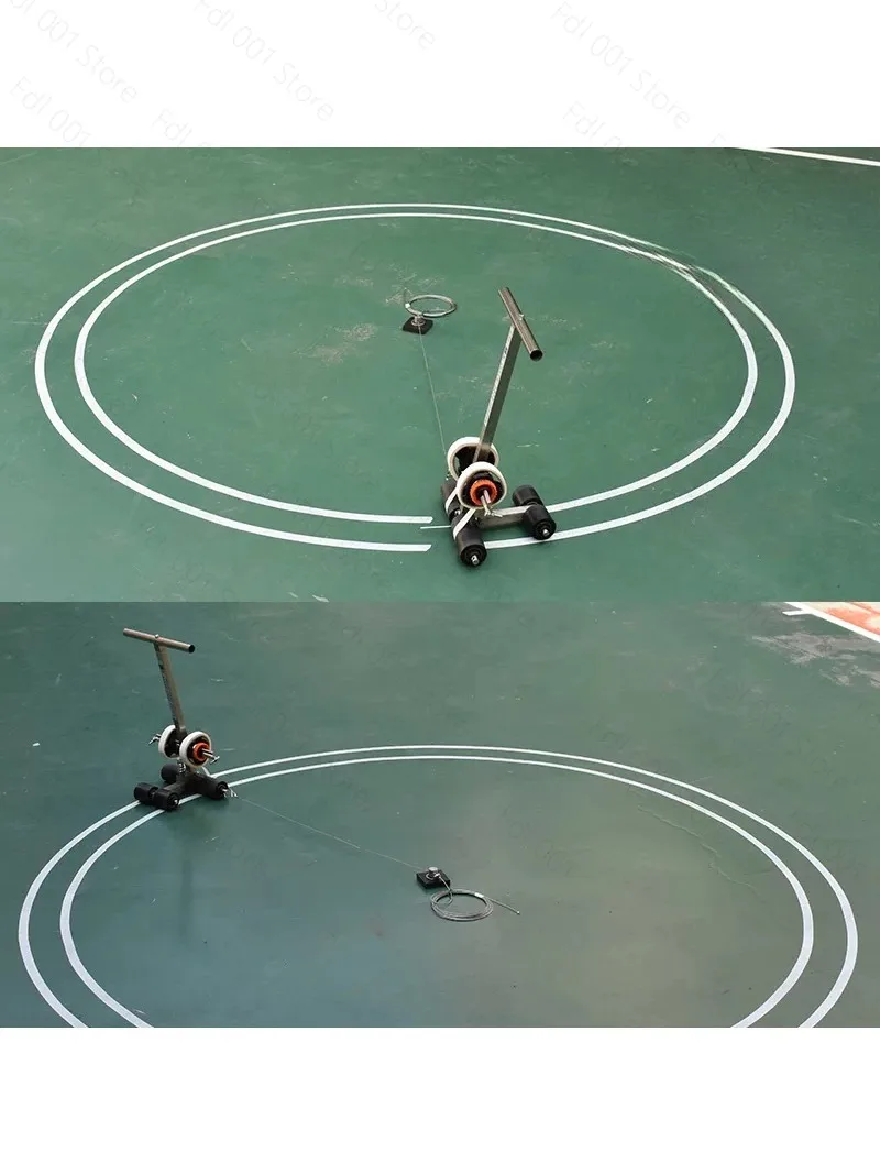 Magic Line Tape Applicator for Courts & Parking - Circle Drawer Masking Tape Machine for Basketball Badminton  Parking Spaces