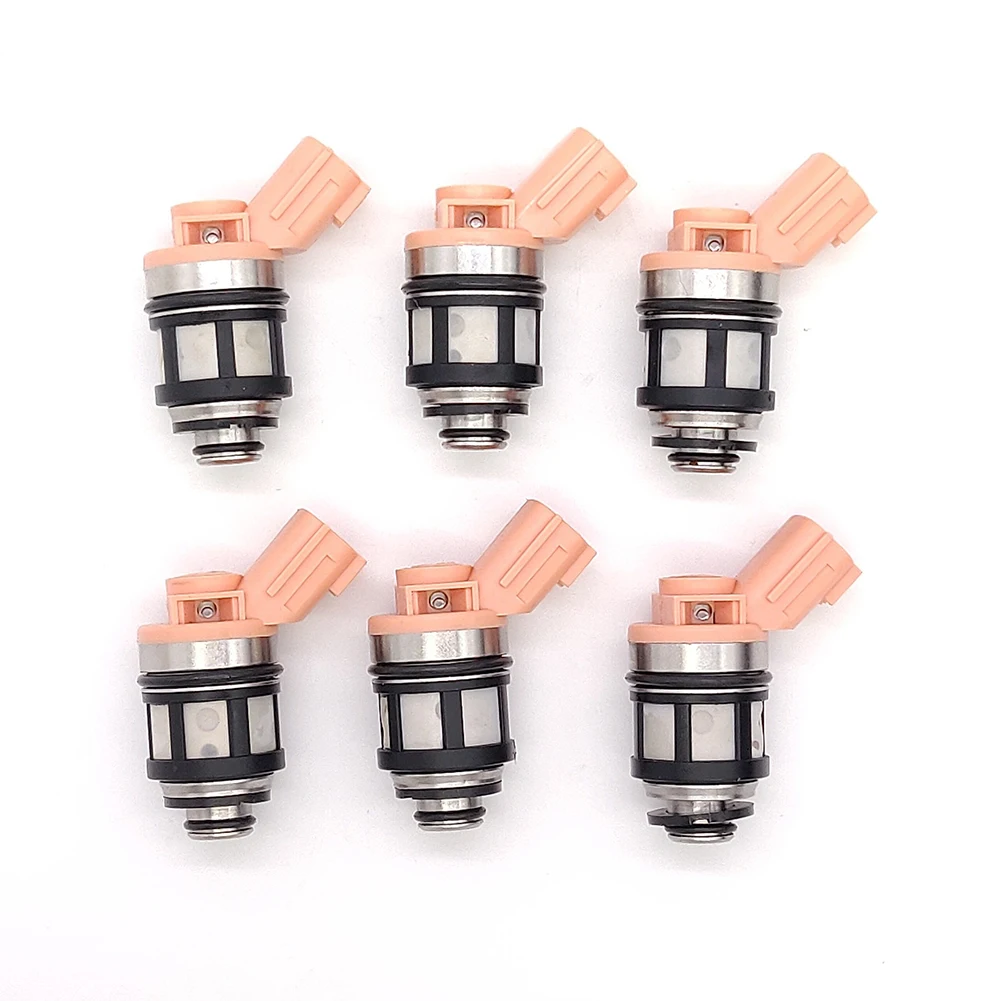 6Pcs 16600-9S200 Fuel Injector 16600-1800 16600-1801 16600-9S205 For Nissan Navara D21 D22 3.0L VG30E for Pathfinder 3.3L V6