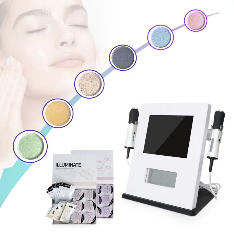 Glam Revive Hydrate Detox Illuminate kit Pods Serum Facial SPA Serum For Bubble Beauty Machine Facial Aqua CO2 Serum Gels