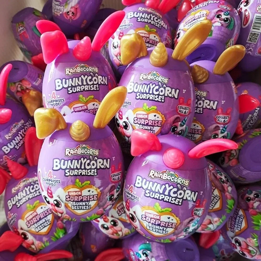 

Zuru Dog Planet четвертого поколения Радужные рога Единорог Сюрприз Волшебное яйцо Слепая коробка Милая плюшевая кукла Детские игрушки Gif