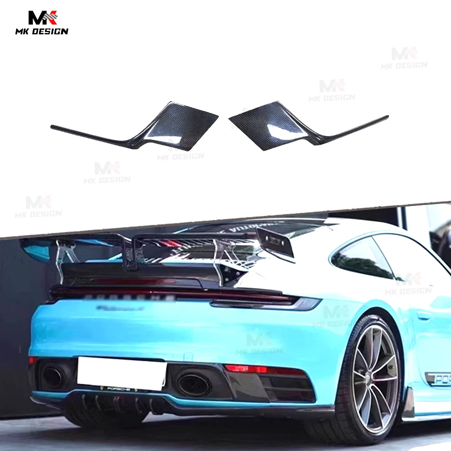 

TC Style Carbon Fiber Rear Splitters for Porsche 992 911 2019+ Rear Bumper Trim Covers Air Vent Splitters Body Kits