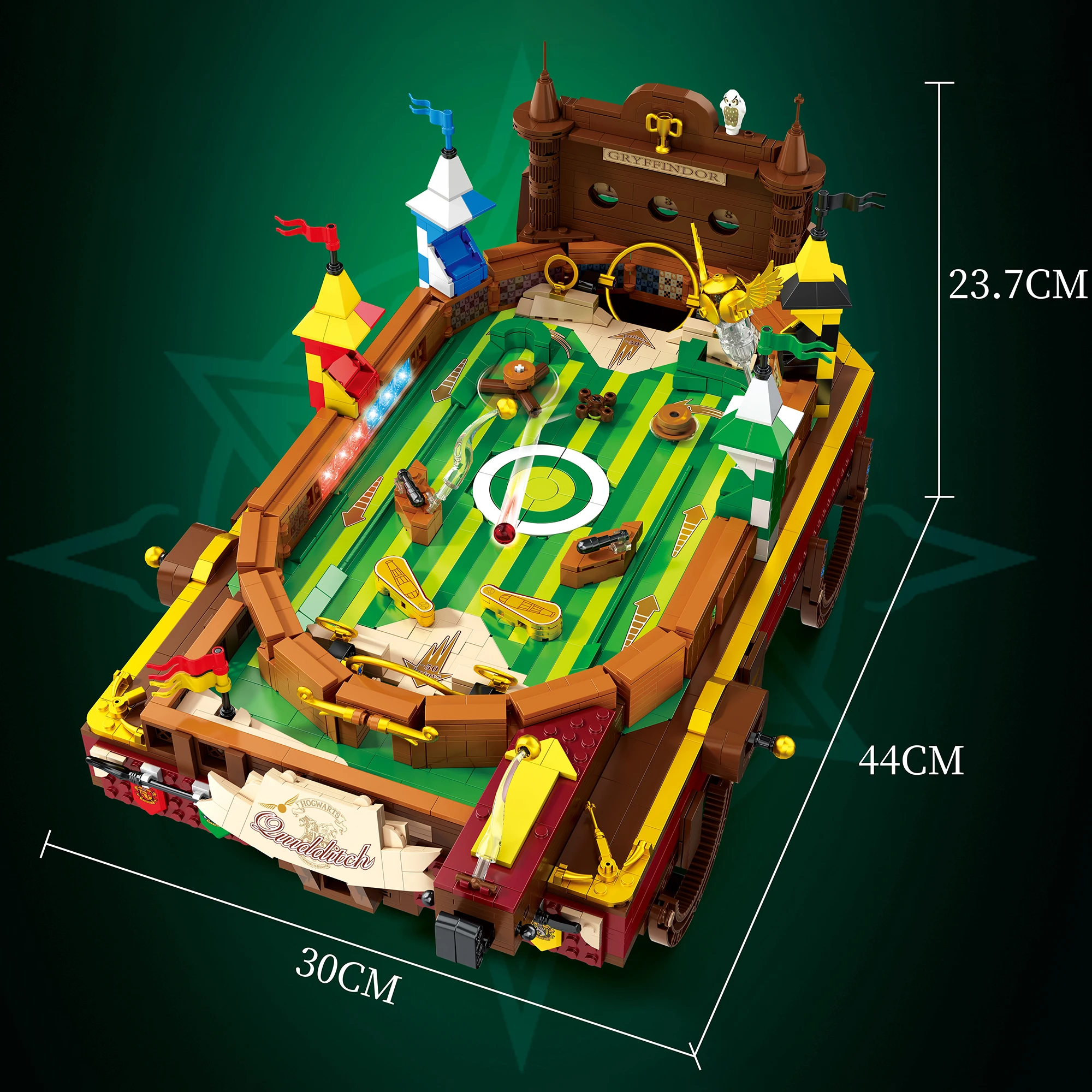 2240 Uds. Máquina de Pinball, bloques de construcción con potencia, serie de juegos de películas, máquina de Pinball, mesa, ladrillos, juguete, regalos para niños y adultos