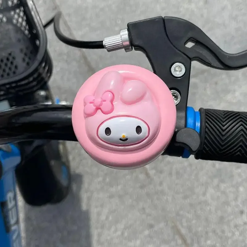 Kawaii Sanrio Bike Bell Horn Hello Kitty My Melody Bike Balance Bike Horn Decoration Accessories Cute Anime Children's Gift