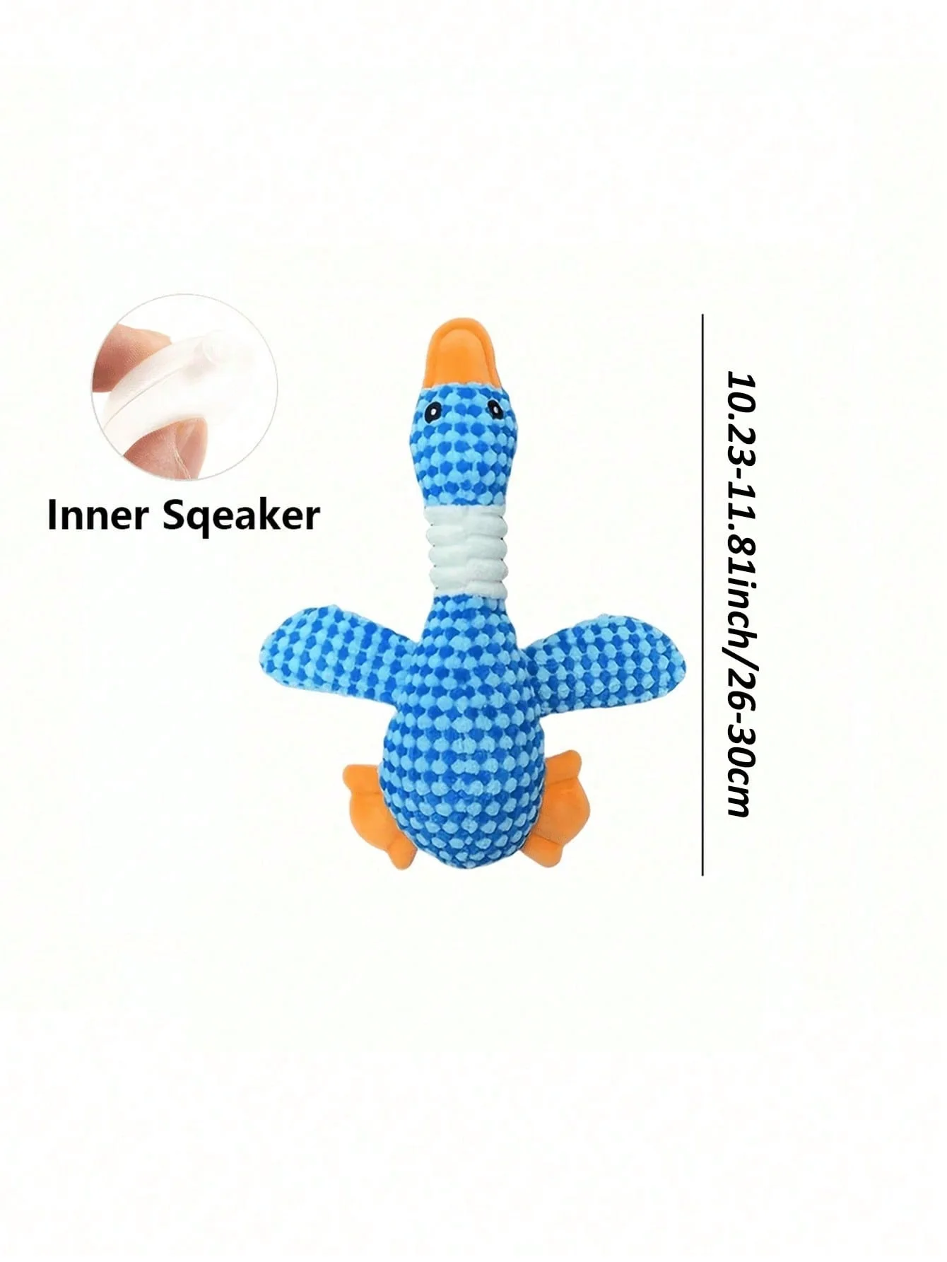 Bite Resistant Sound Making Duck Plush Toy | Dog Grinding Teeth to Relieve Boredom Chewing Toy | Interactive Pet Chewing Built-i