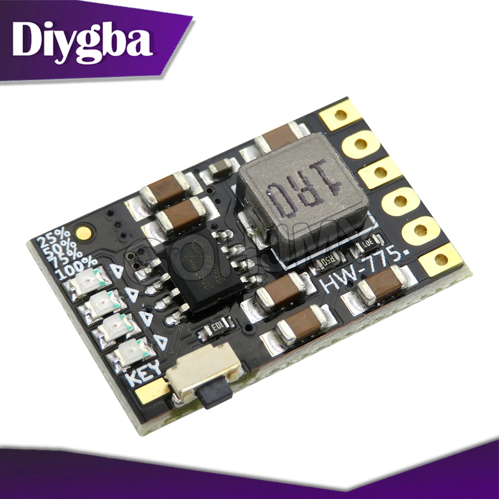 2A 5V integrated charging and discharging module 3.7V/4.2V lithium battery boost charging and discharging protection