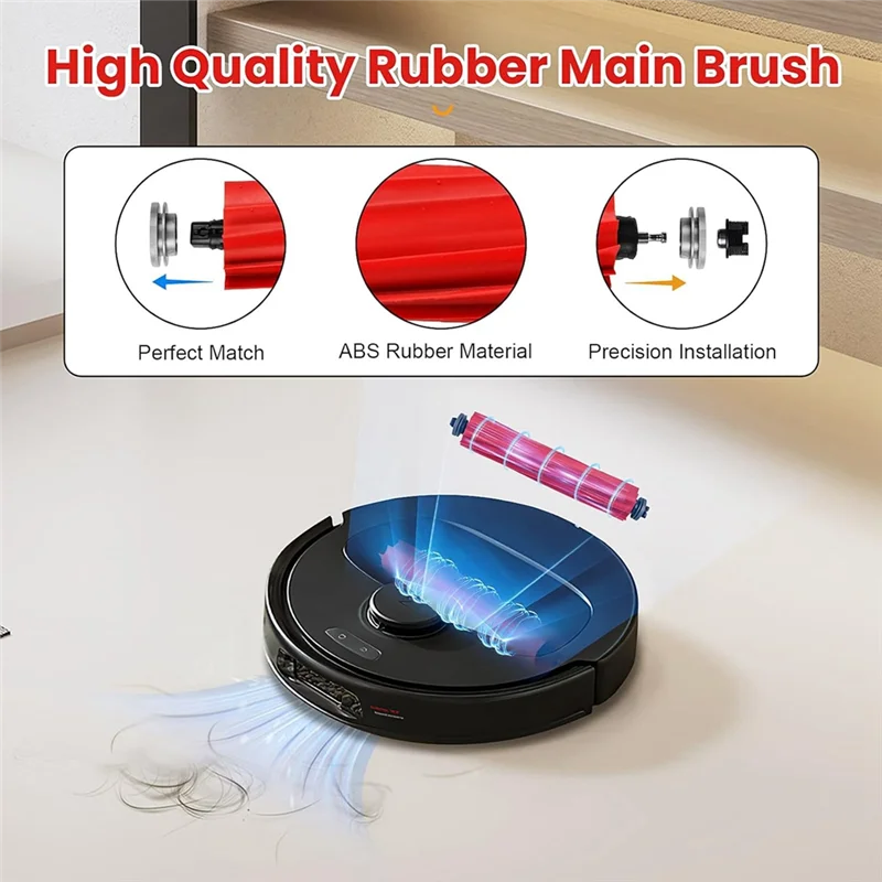A05G-22PCS ل Roborock Qrevo S/Qrevo Pro/Qrevo Plus/Qrevo Maxv روبوت فراغ مرفق كيس لجميع الغبار الجانب الرئيسي فرشاة تصفية ممسحة