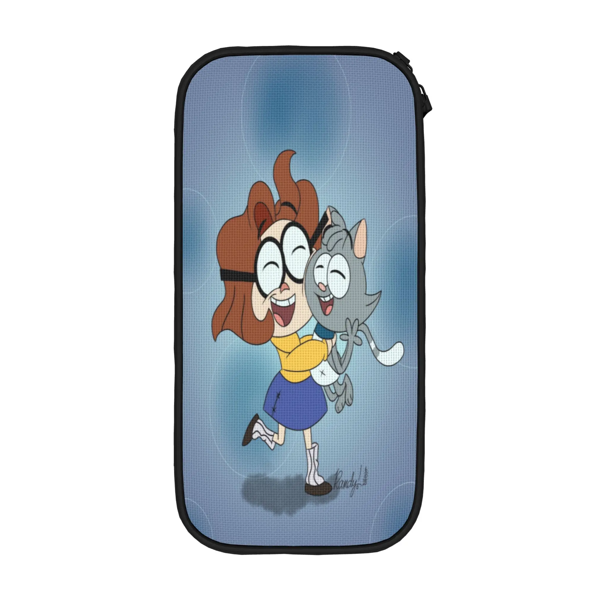 Fun Ollie and Scoops Pencil Case  Pencilcases Pen for Girl Boy Large Storage Bag School Supplies Zipper Stationery