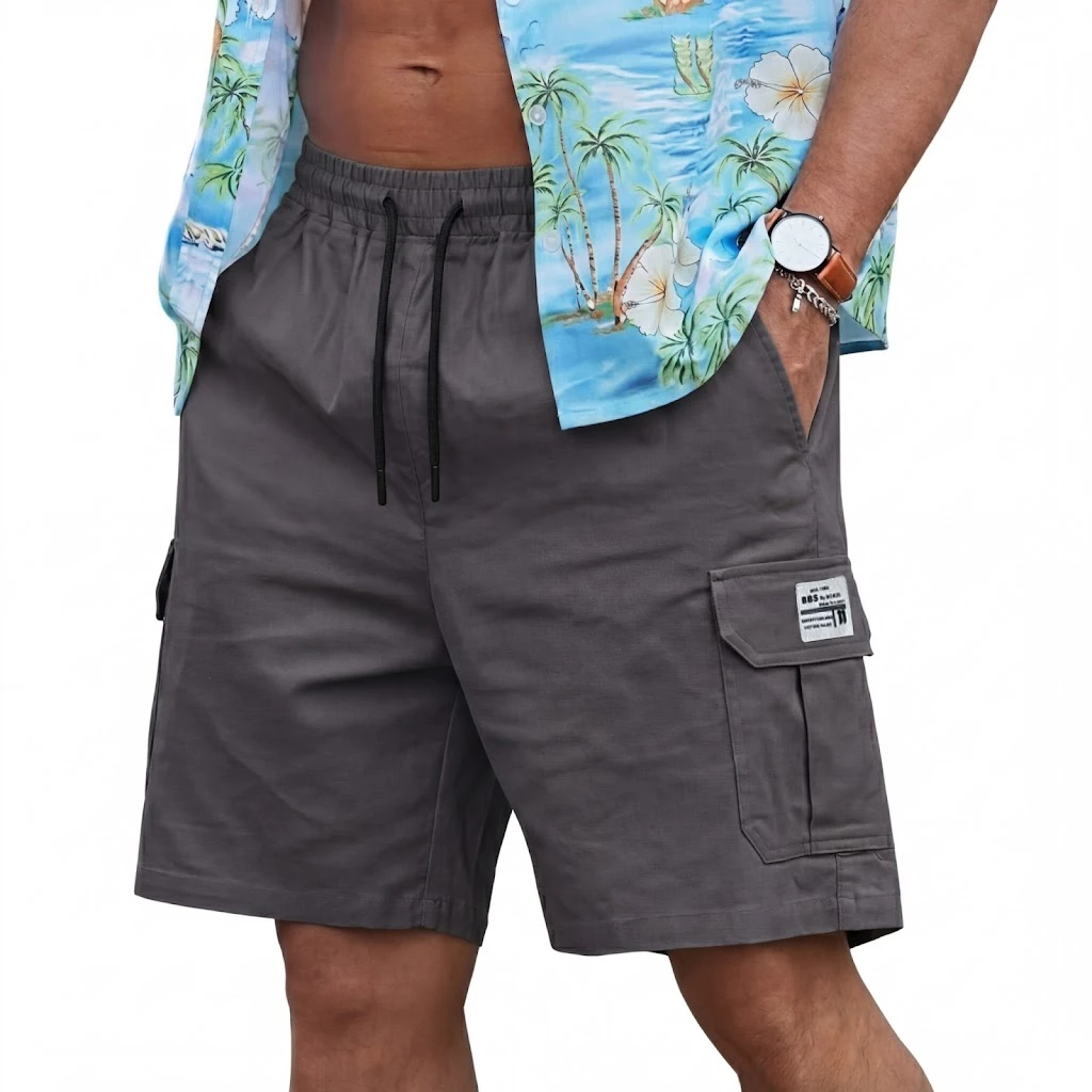 Cargo Short Pants Man Casual Bermuda Shorts Beach Knee Pant Running Gym Man Jogging Tactical Workwear Summer Multi-Pocket Shorts