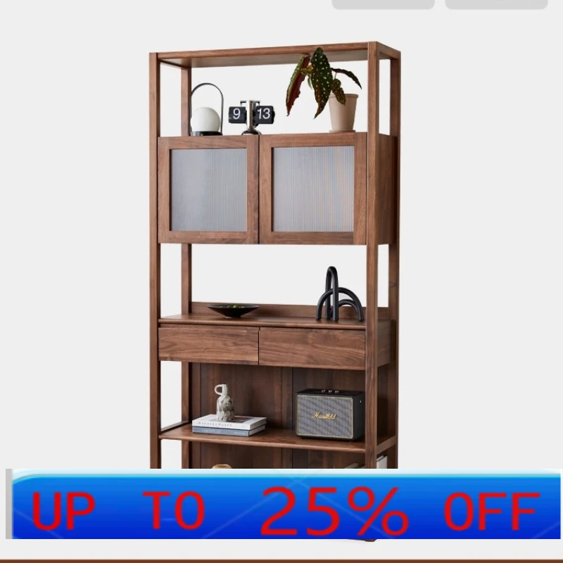 LMM all solid wood Bogu shelf study cabinet simple file cabinet