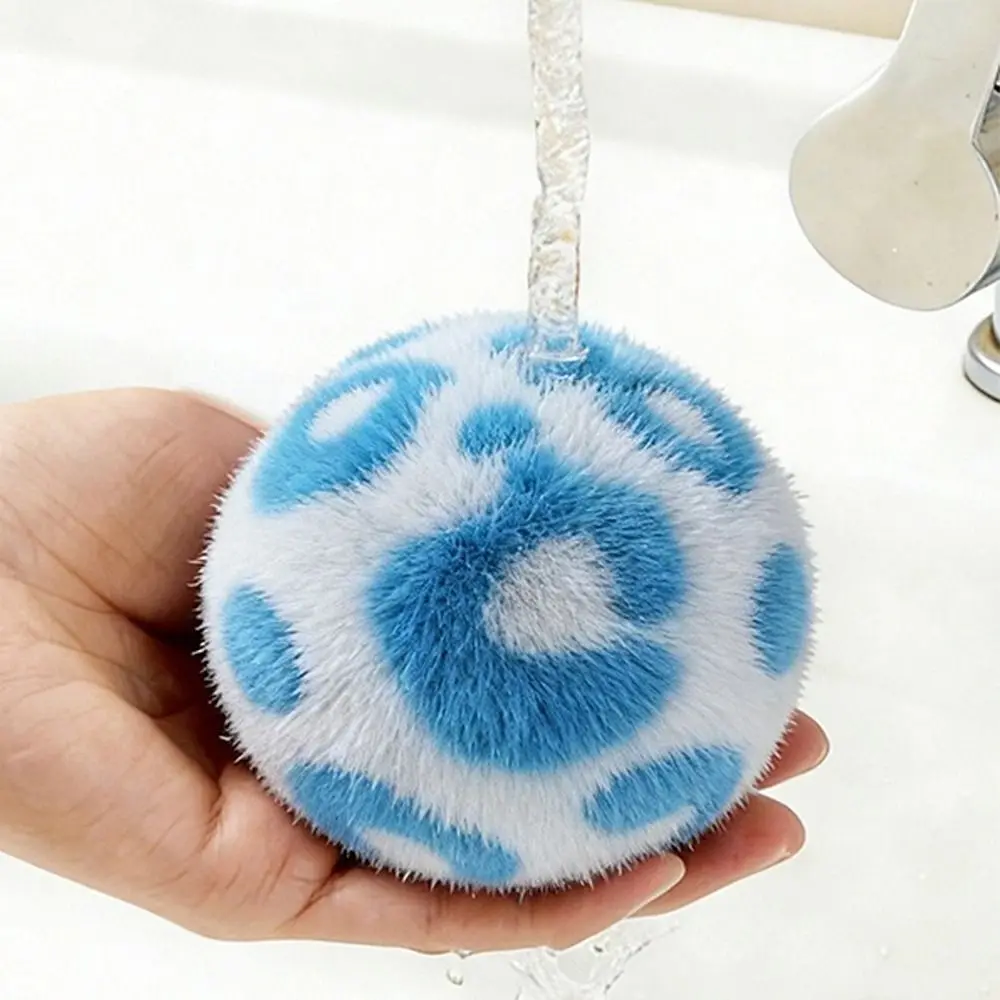 Creative Soft Desktop Cleaning Ball No Shedding Cleaning Tool Washbasin Faucet Brush Bathroom Sink Brush for Home