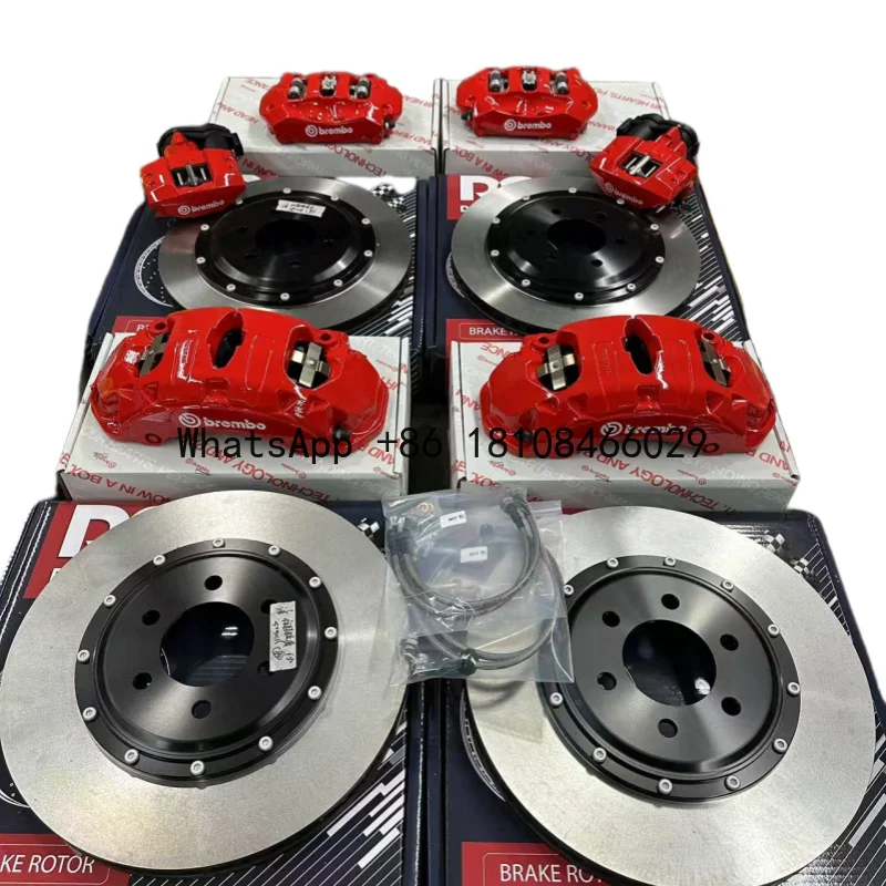 Front 20z 6 Pot 400mm Rear 19z 4+1 Pot 380mm Caliper Set Big Brake for Ford F150 2023 20inch