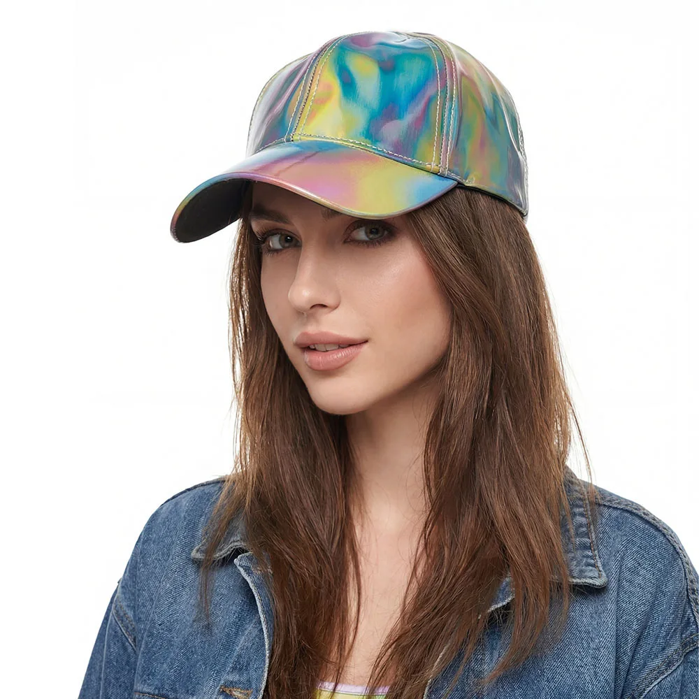 Fashion Marty McFly Licensed for Rainbow Color Changing Hat Cap Back to the Future Props Bigbang Baseball Cap Dad Hat