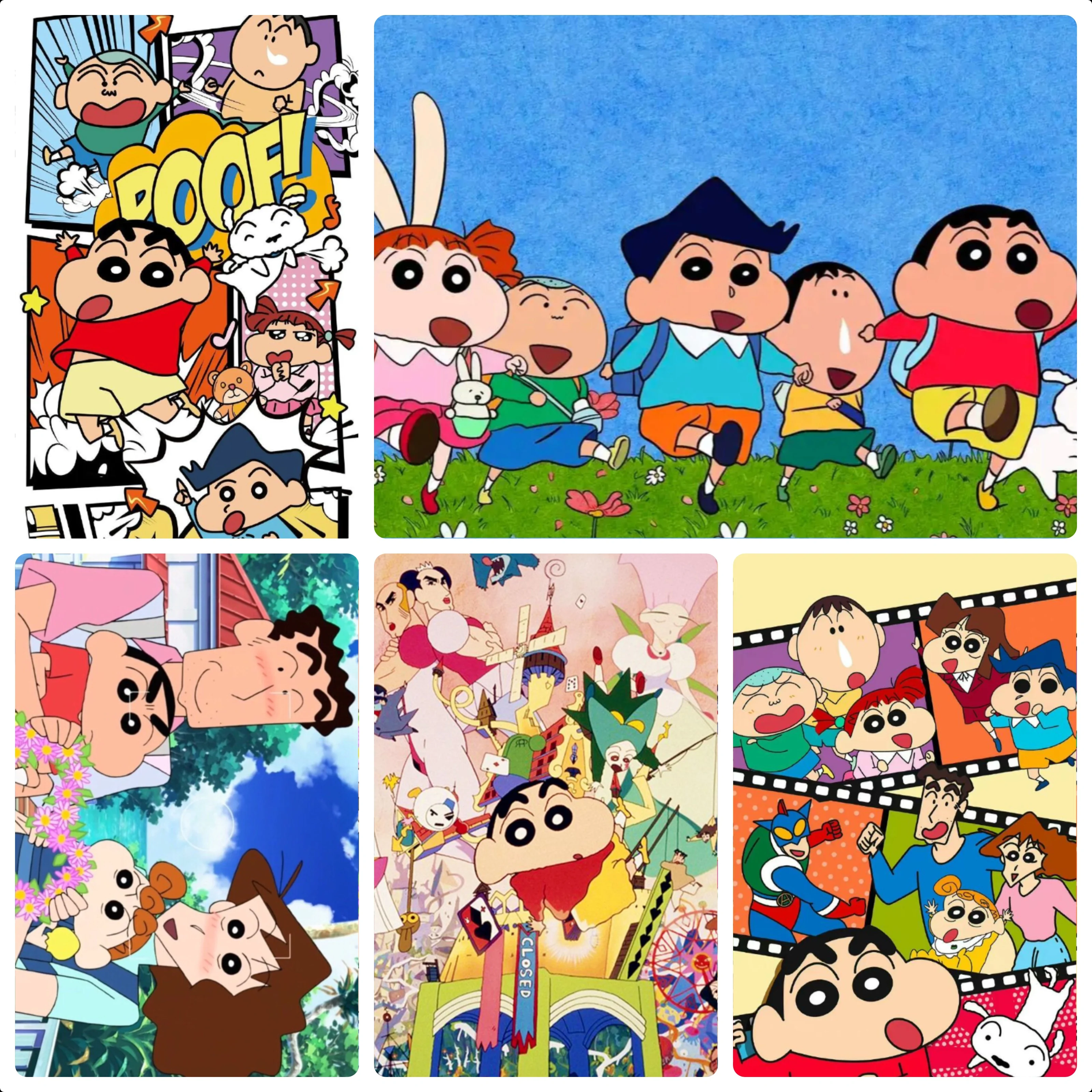 Crayon Shin-chan Anime Character Jigsaw Puzzles 500/1000/1200/2000PCS Wall Decor for Living Room Perfect Gift No Frame