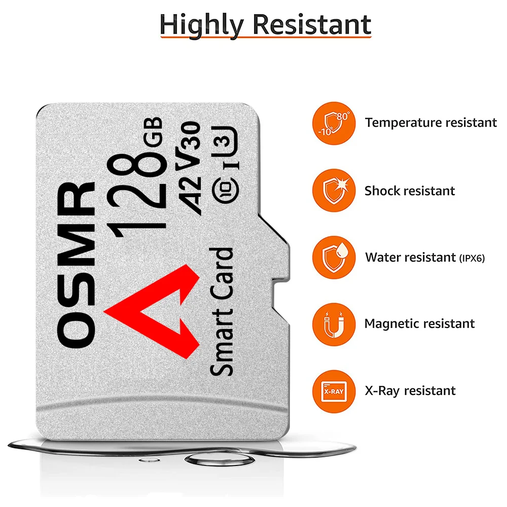 High Speed Class 10 Micro TF SD Card U3 Flash Memory Card 2GB-256GB Large Capacity Storage Card For Phone Car DVR Security Camer