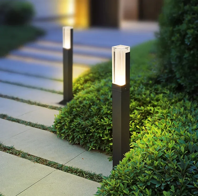 Waterproof 15W Landscapes Light LED Garden Light Lawn Lamps 12V 110V 220V Decoration Yard Pathway Villa Bollard Outdoor Lighting