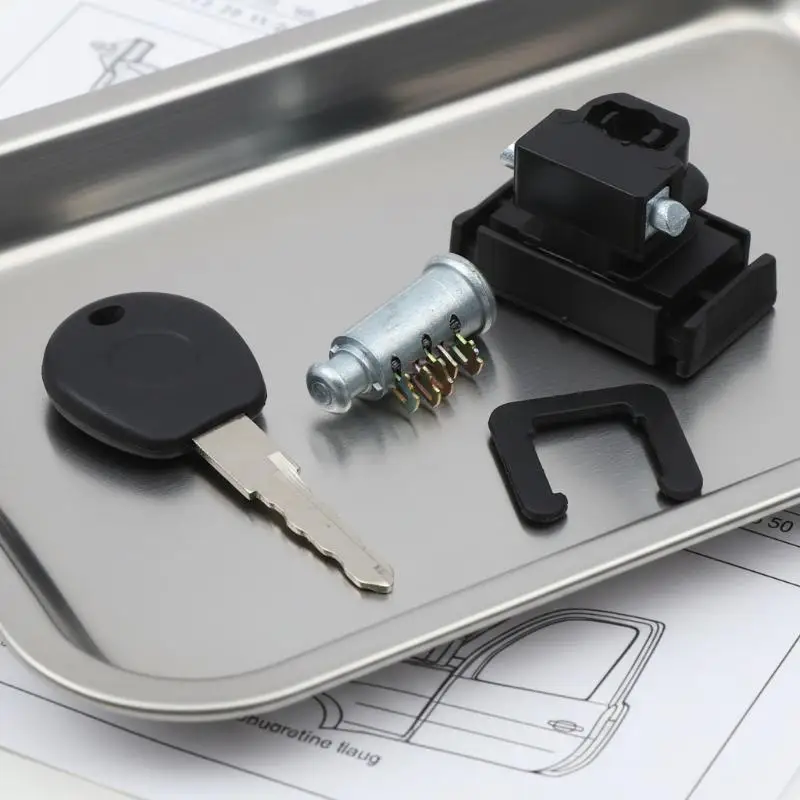Key Core For 3000 Zhijun Car Glove Compartment Storage Copilot Front Lock Cylinder With A Key Lock Shell 1pc