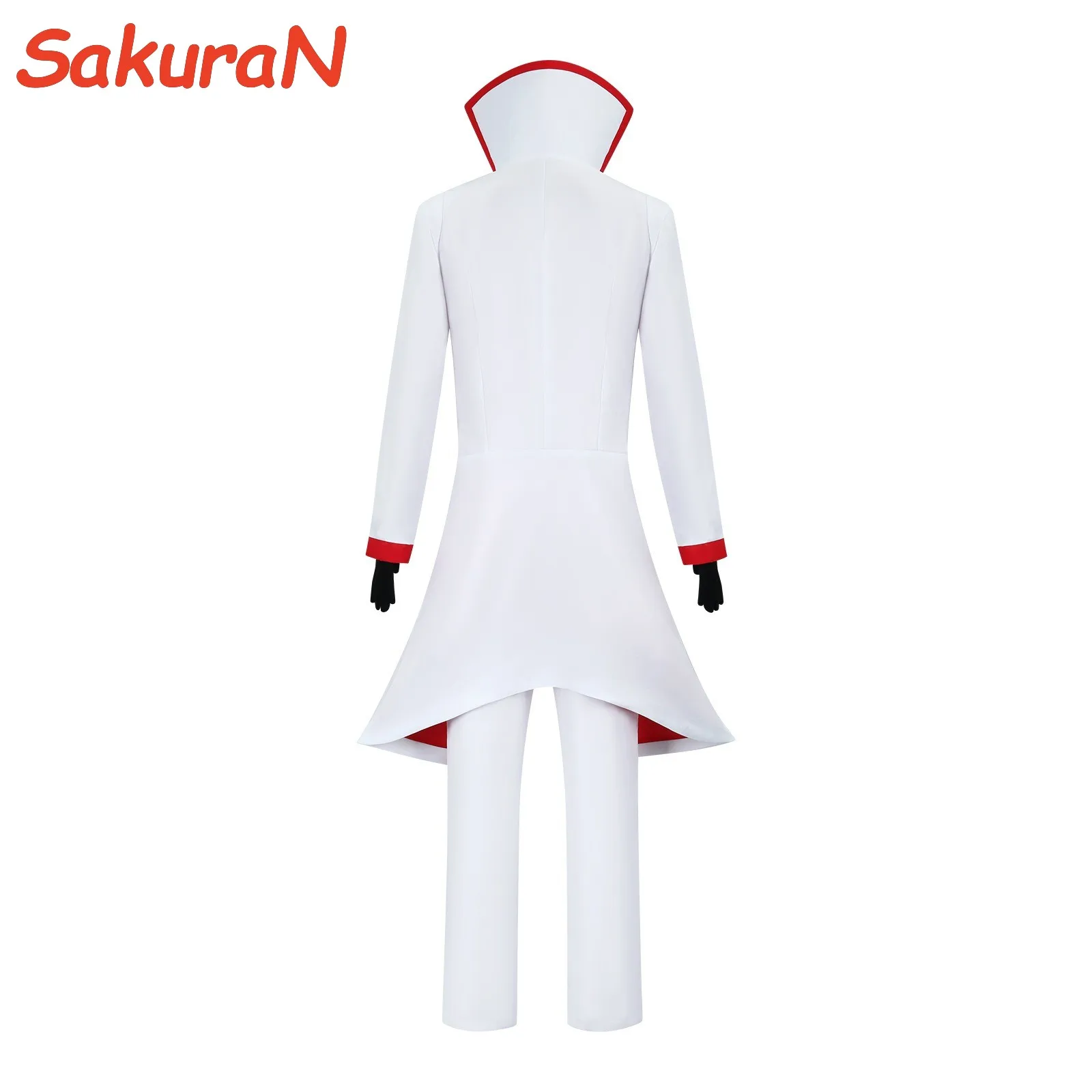 Disfraz de Lucifer Morning Star para hombre, traje de fantasía con sombrero para Halloween, Carnaval y Navidad, uniforme de Anime